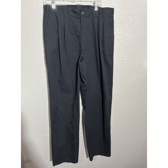 Dickies Pants Mens Black Work Pants Cotton Blend Durable Straight Fit size 34X31 - Picture 1 of 10